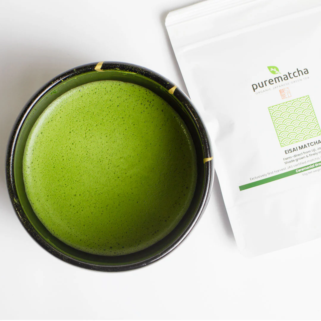 EISAI Organic Ceremonial Pure Matcha Powder - Image 4