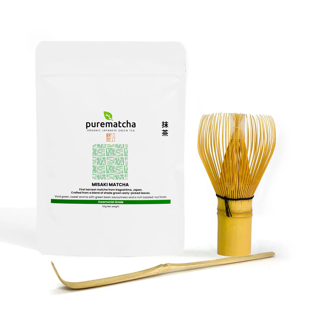 3 Piece Bamboo Matcha Tea Set - Image 4
