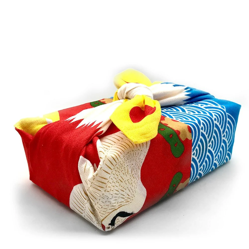 FUROSHIKI Yellow Mt Fuji Wrapping Cloth - Image 4