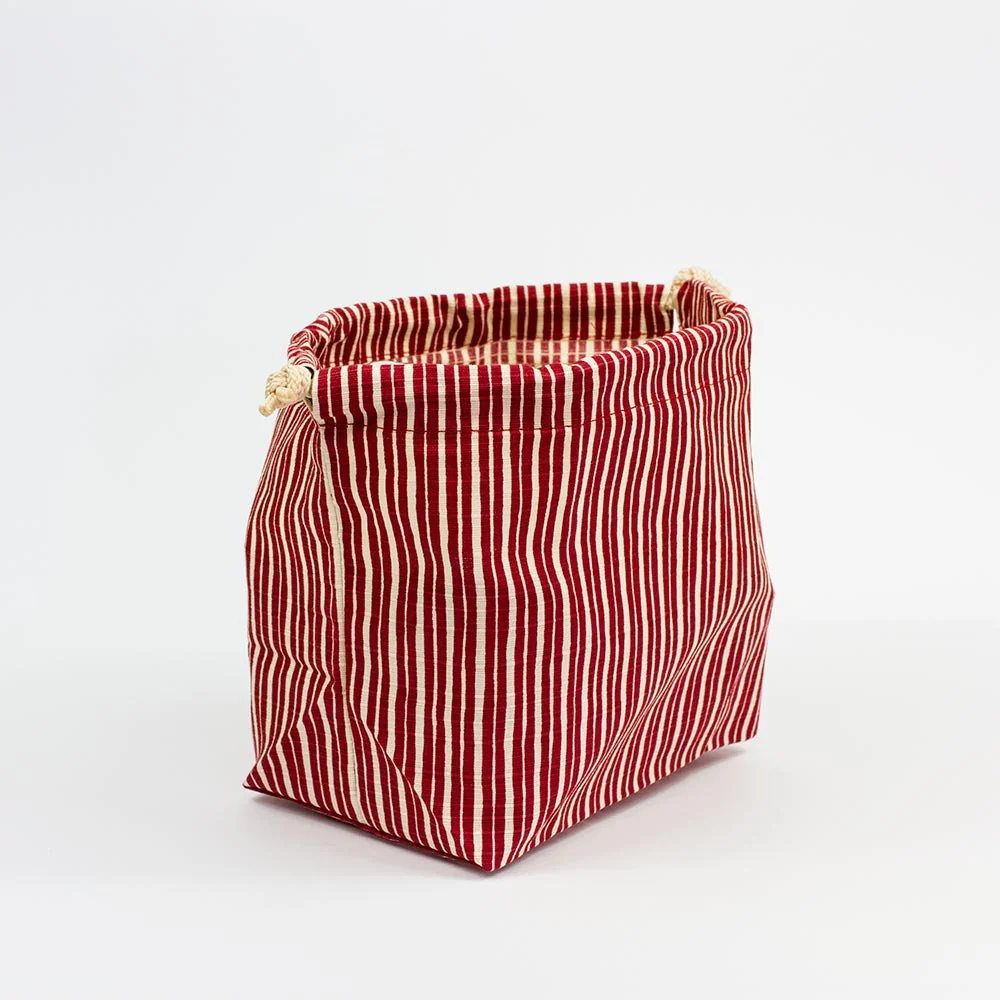 HAKOYA Red Drawstring Travel Bag for Matcha Set - Image 3