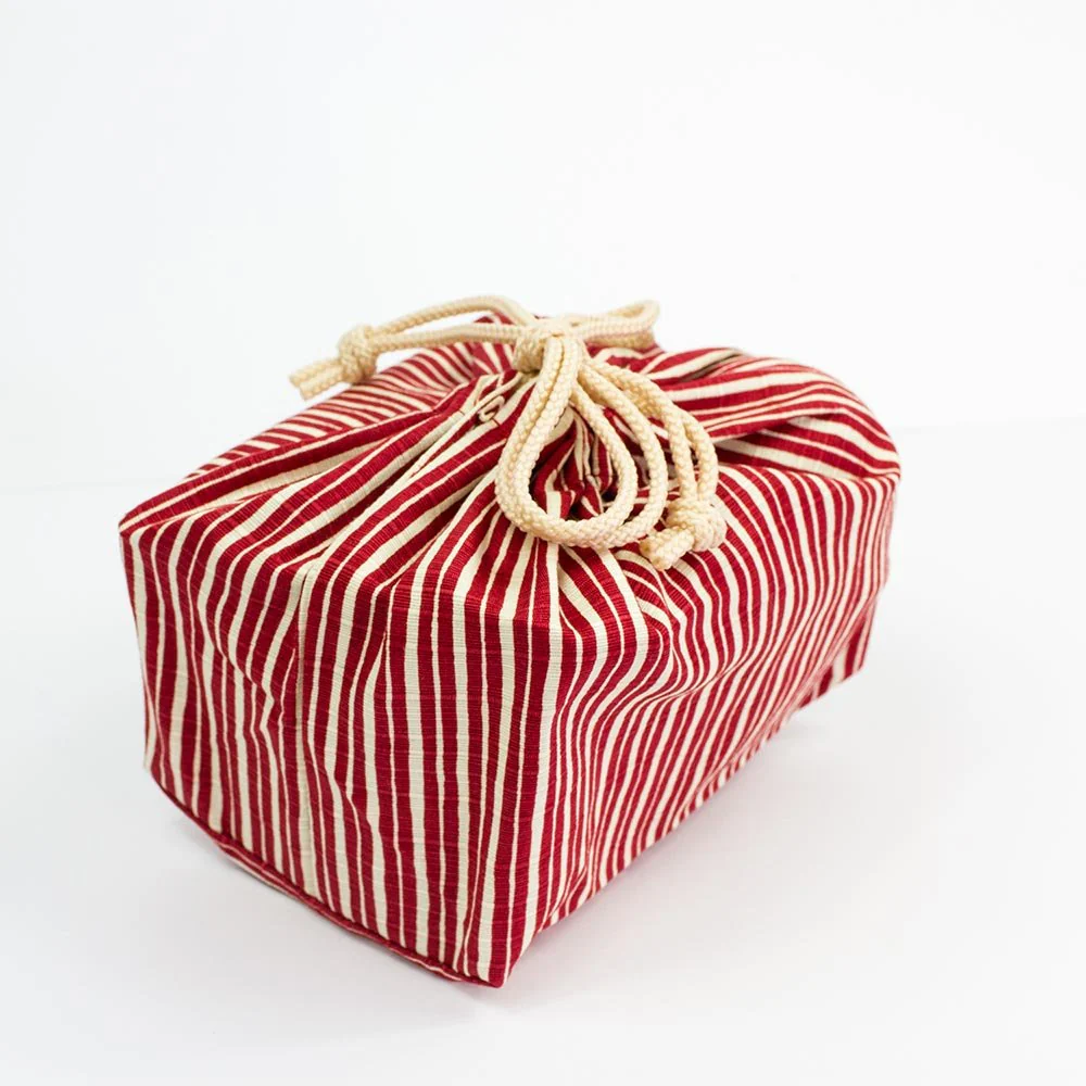 HAKOYA Red Drawstring Travel Bag for Matcha Set - Image 6