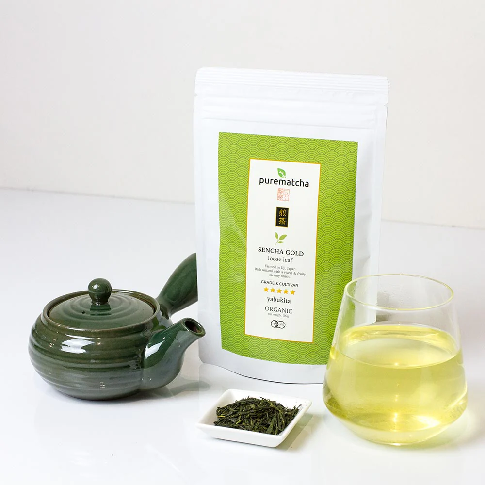 100g ORGANIC SENCHA Gold (First Flush) Green Tea - Image 4
