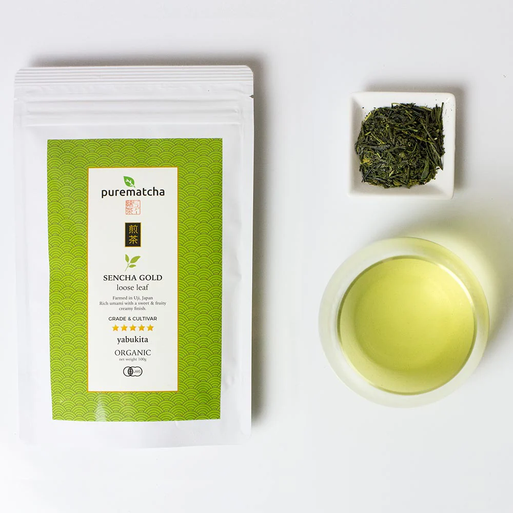 100g ORGANIC SENCHA Gold (First Flush) Green Tea - Image 6
