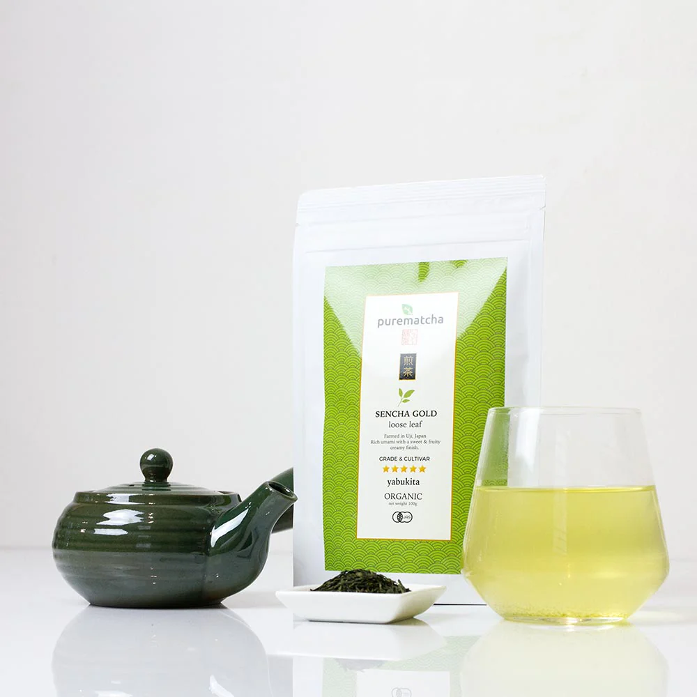 100g ORGANIC SENCHA Gold (First Flush) Green Tea - Image 8